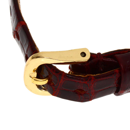 Chopard Happy diamond Watches S20/5558 K18 Yellow Gold/Leather Ladies