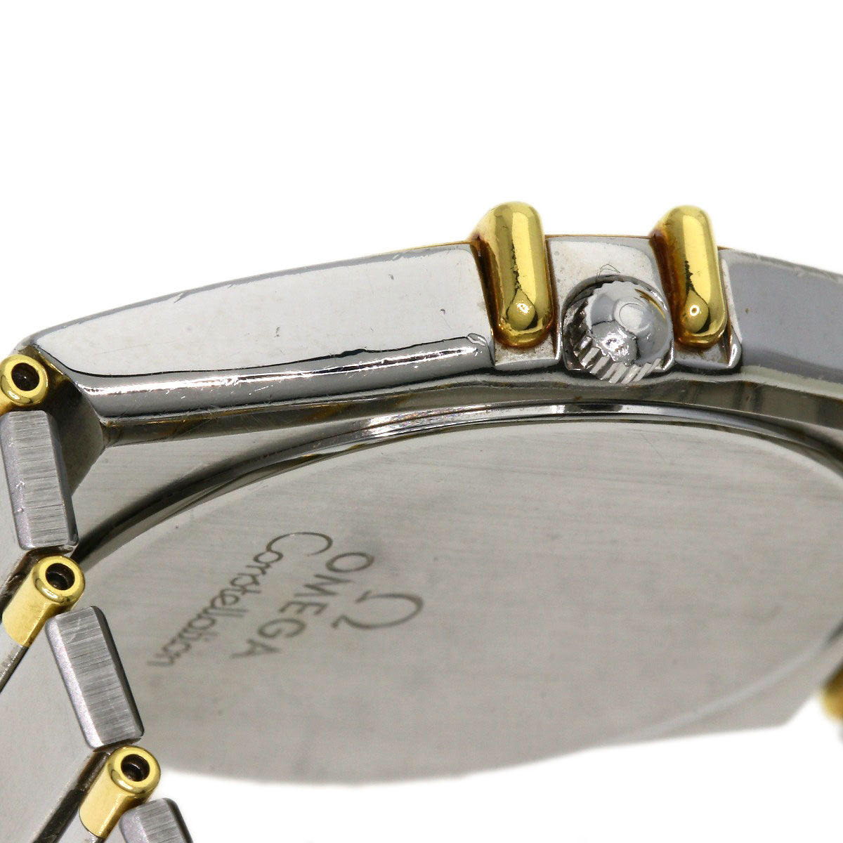 OMEGA Constellation flat bezel Watches Stainless Steel/SSxGP mens