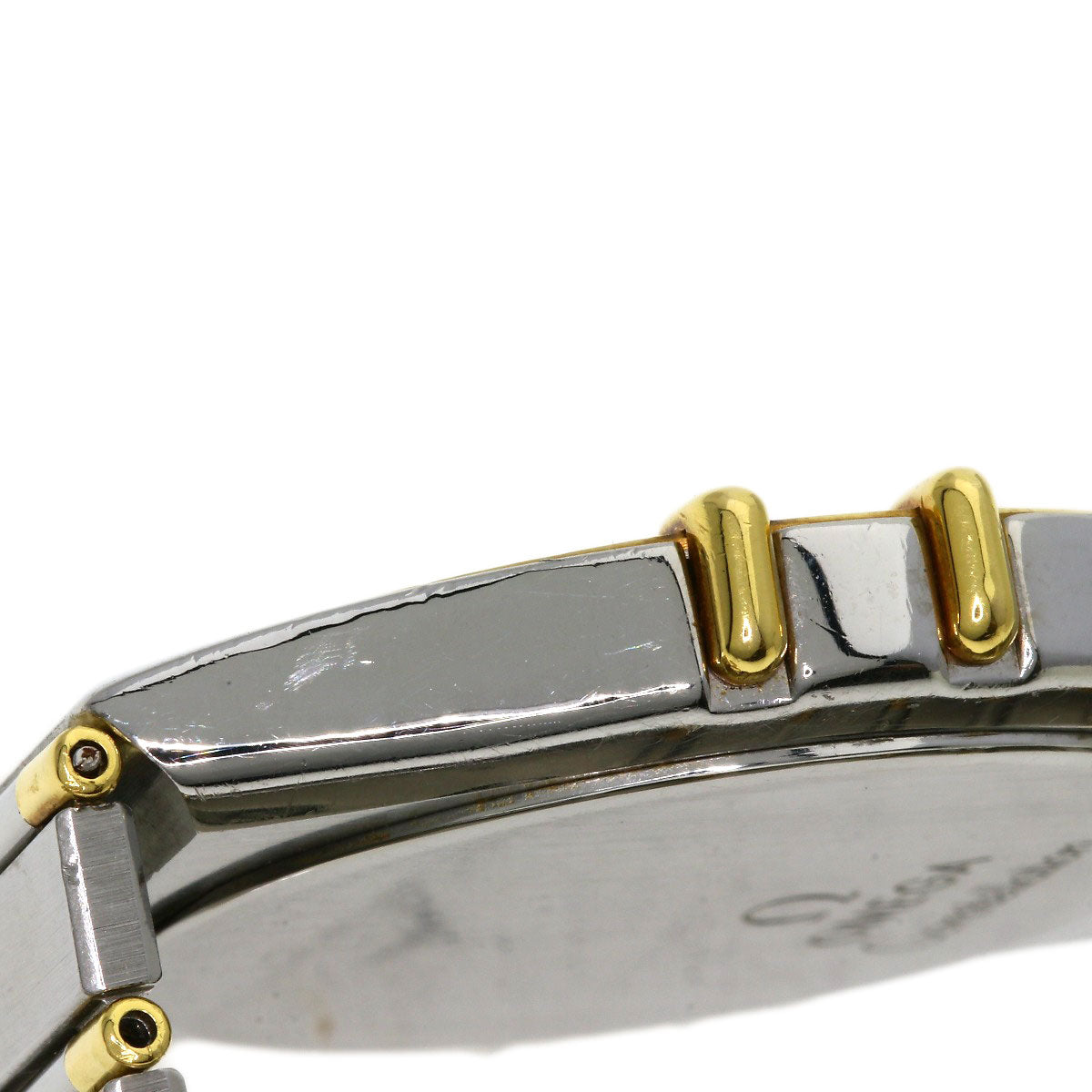 OMEGA Constellation flat bezel Watches Stainless Steel/SSxGP mens