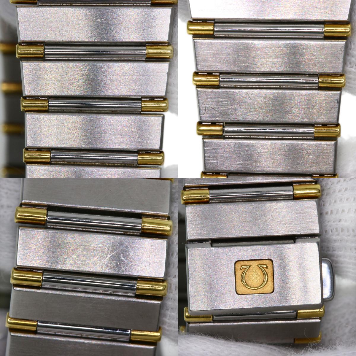 OMEGA Constellation flat bezel Watches Stainless Steel/SSxGP mens