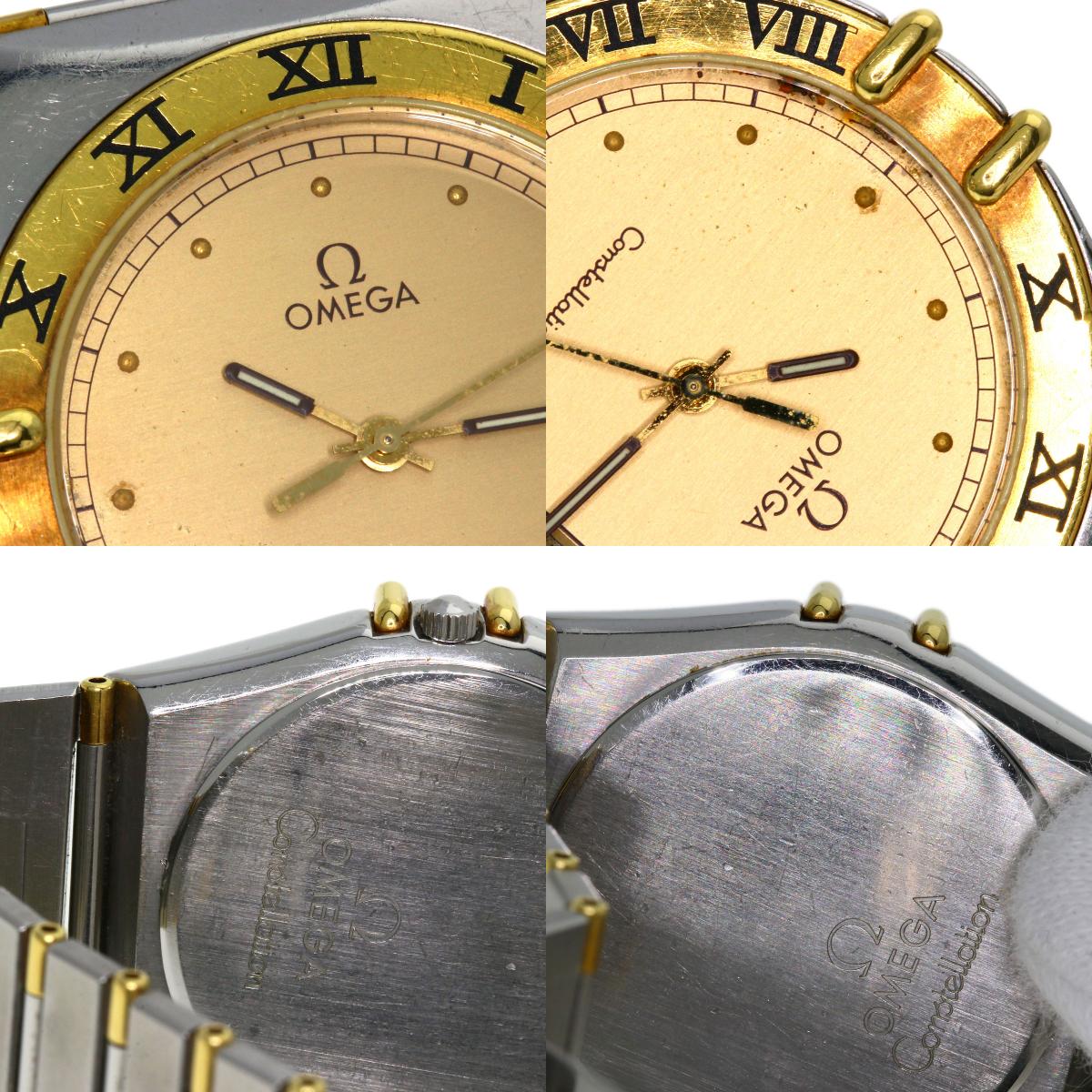 OMEGA Constellation flat bezel Watches Stainless Steel/SSxGP mens