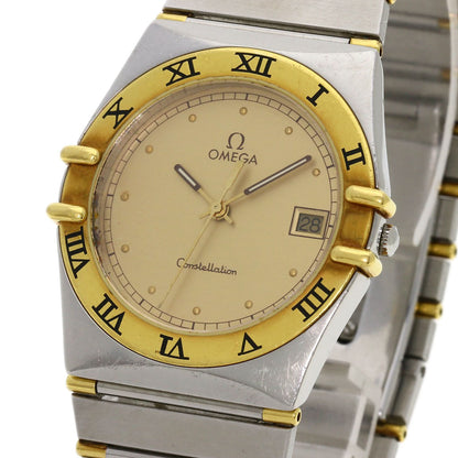 OMEGA Constellation flat bezel Watches Stainless Steel/SSxGP mens