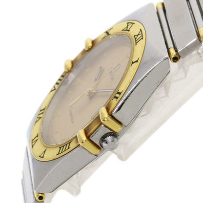 OMEGA Constellation flat bezel Watches Stainless Steel/SSxGP mens