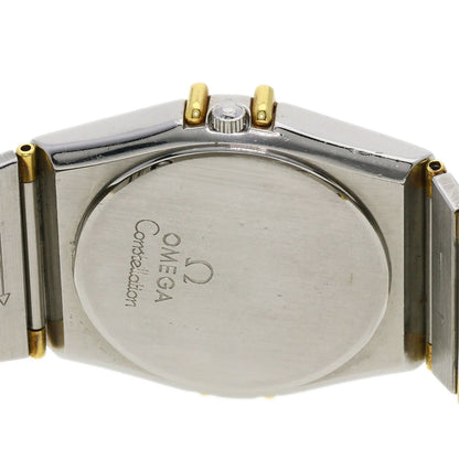 OMEGA Constellation flat bezel Watches Stainless Steel/SSxGP mens