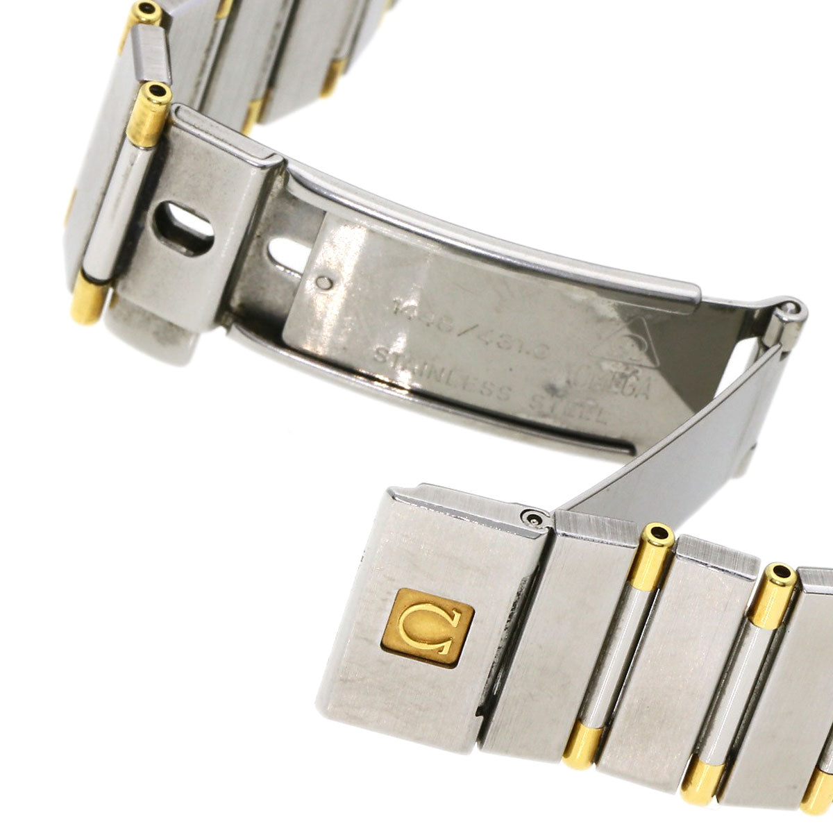 OMEGA Constellation flat bezel Watches Stainless Steel/SSxGP mens