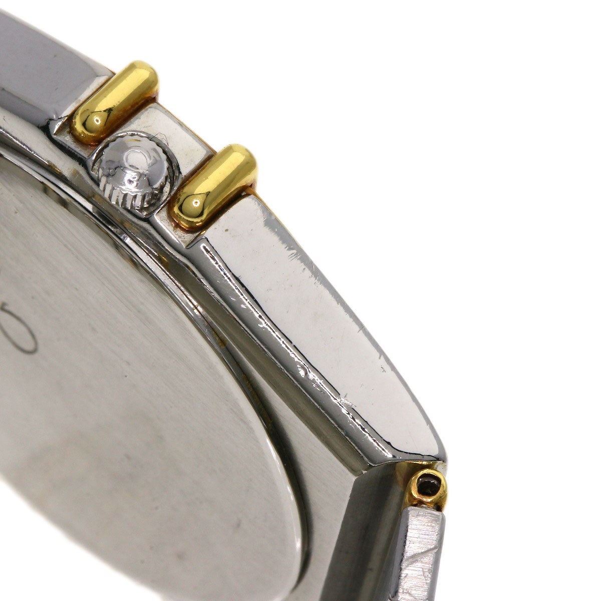 OMEGA Constellation flat bezel Watches Stainless Steel/SSxGP mens