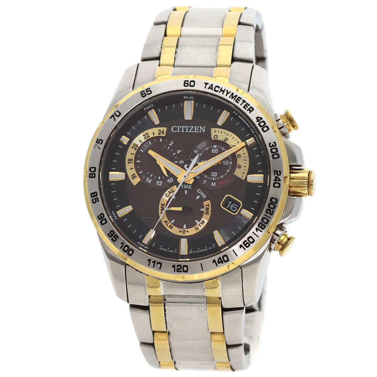 CITIZEN Eco Drive Atomic Timekeeping Watches E610-S104840 Stainless Steel/SSxGP mens
