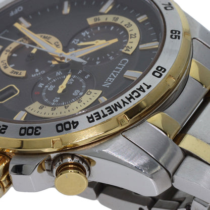 CITIZEN Eco Drive Atomic Timekeeping Watches E610-S104840 Stainless Steel/SSxGP mens