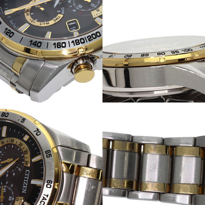 CITIZEN Eco Drive Atomic Timekeeping Watches E610-S104840 Stainless Steel/SSxGP mens