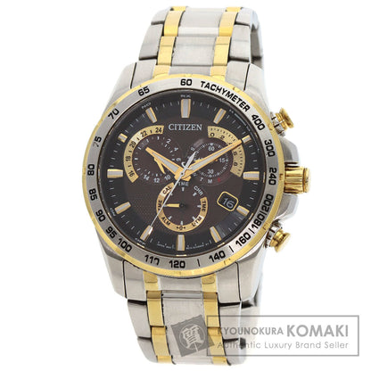 CITIZEN Eco Drive Atomic Timekeeping Watches E610-S104840 Stainless Steel/SSxGP mens