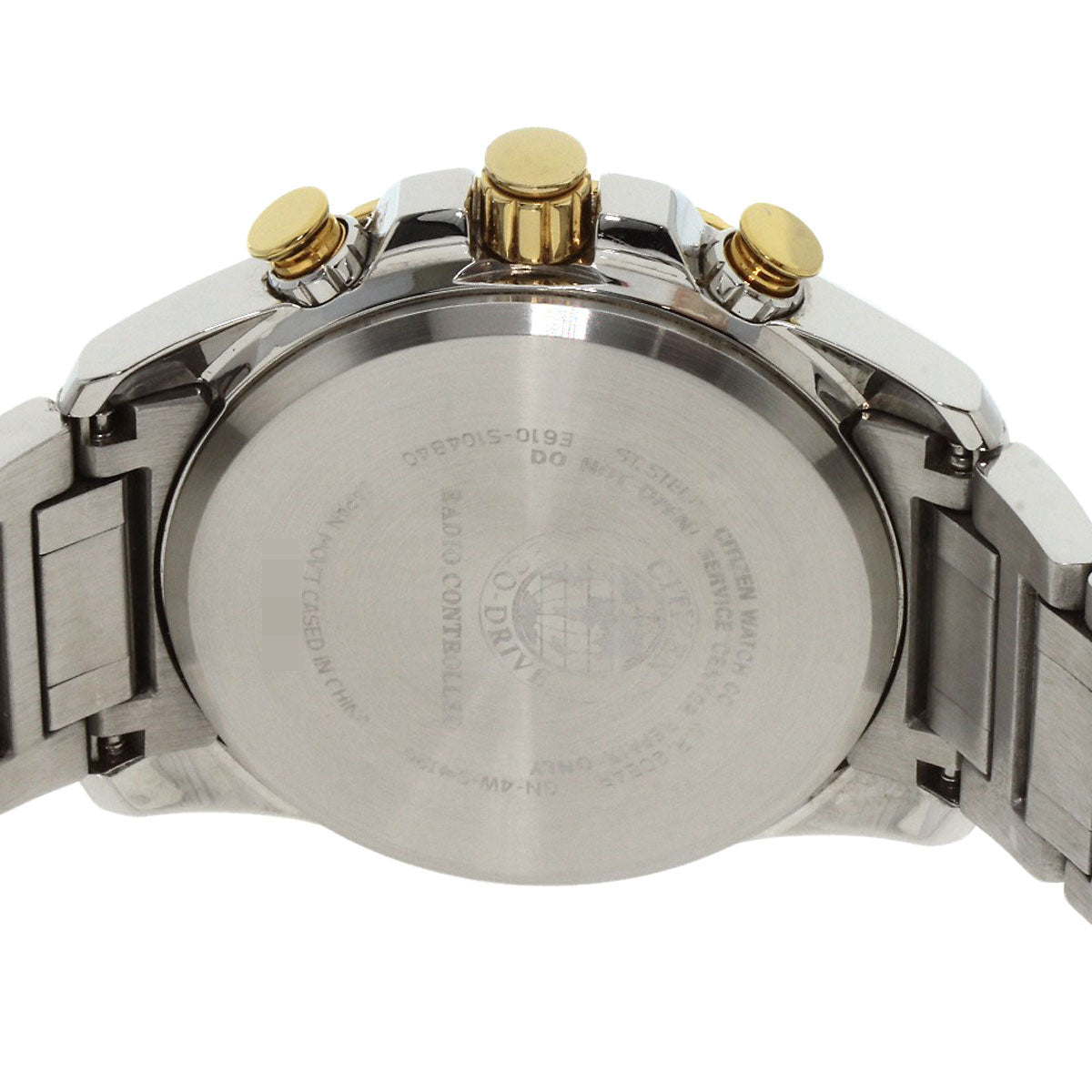 CITIZEN Eco Drive Atomic Timekeeping Watches E610-S104840 Stainless Steel/SSxGP mens