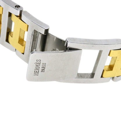 HERMES Clipper Old Belt Watches Stainless Steel/SSxGP mens