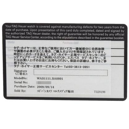 TAG HEUER Aqua racer Watches WBA1111.BA0801 Stainless Steel/Stainless Steel mens