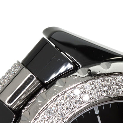 CHANEL J12 1.3" Bezel Bracelet Diamond Watches H1338 Ceramic/CeramicxDiamond Ladies