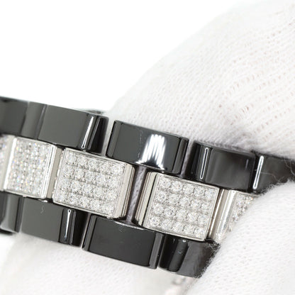 CHANEL J12 1.3" Bezel Bracelet Diamond Watches H1338 Ceramic/CeramicxDiamond Ladies