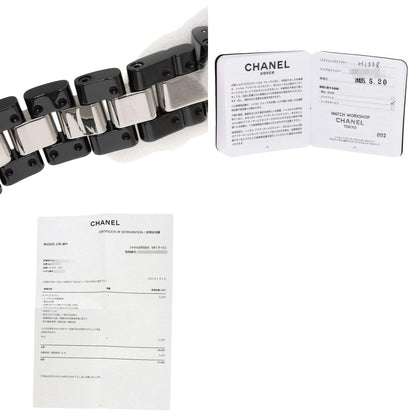 CHANEL J12 1.3" Bezel Bracelet Diamond Watches H1338 Ceramic/CeramicxDiamond Ladies