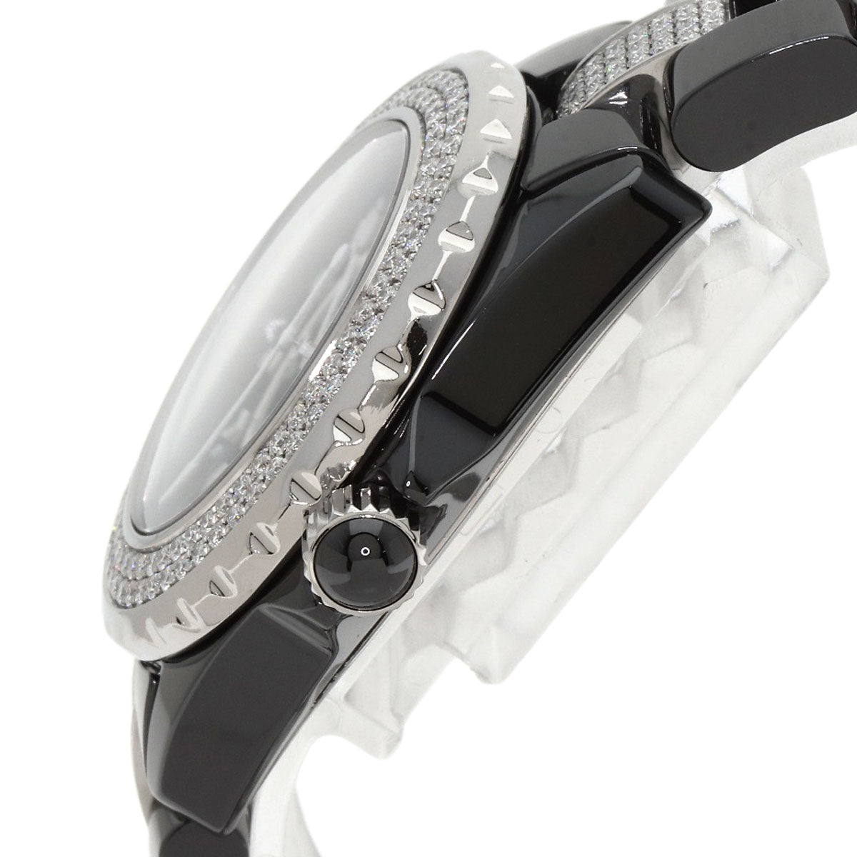 CHANEL J12 1.3" Bezel Bracelet Diamond Watches H1338 Ceramic/CeramicxDiamond Ladies