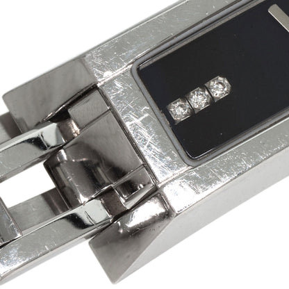 GUCCI Square Face 3P Diamond Watches 110 Stainless Steel/Stainless Steel Ladies