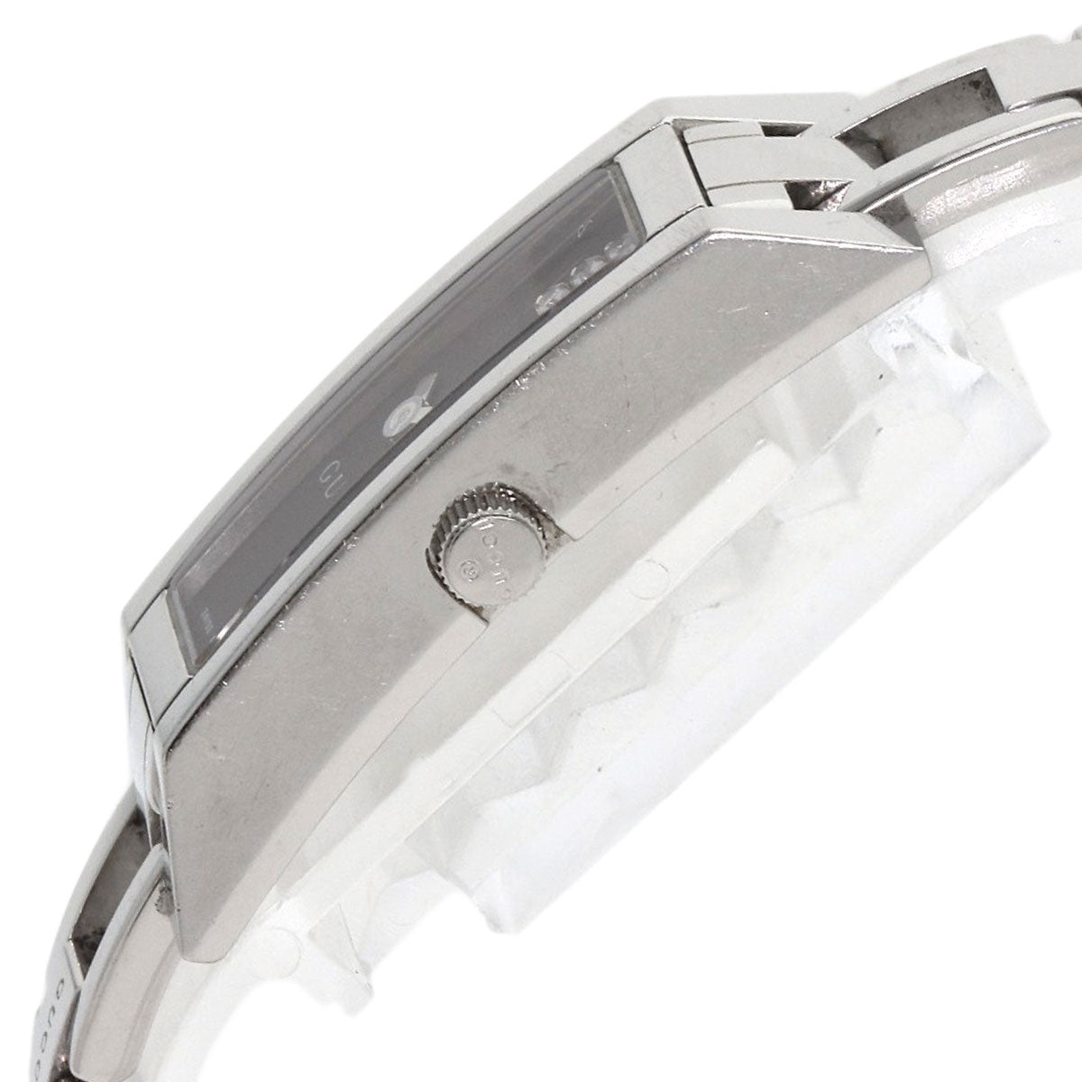 GUCCI Square Face 3P Diamond Watches 110 Stainless Steel/Stainless Steel Ladies
