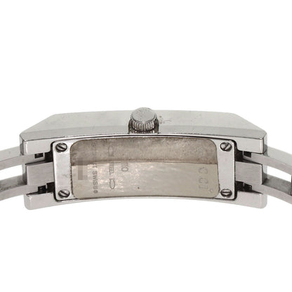 GUCCI Square Face 3P Diamond Watches 110 Stainless Steel/Stainless Steel Ladies
