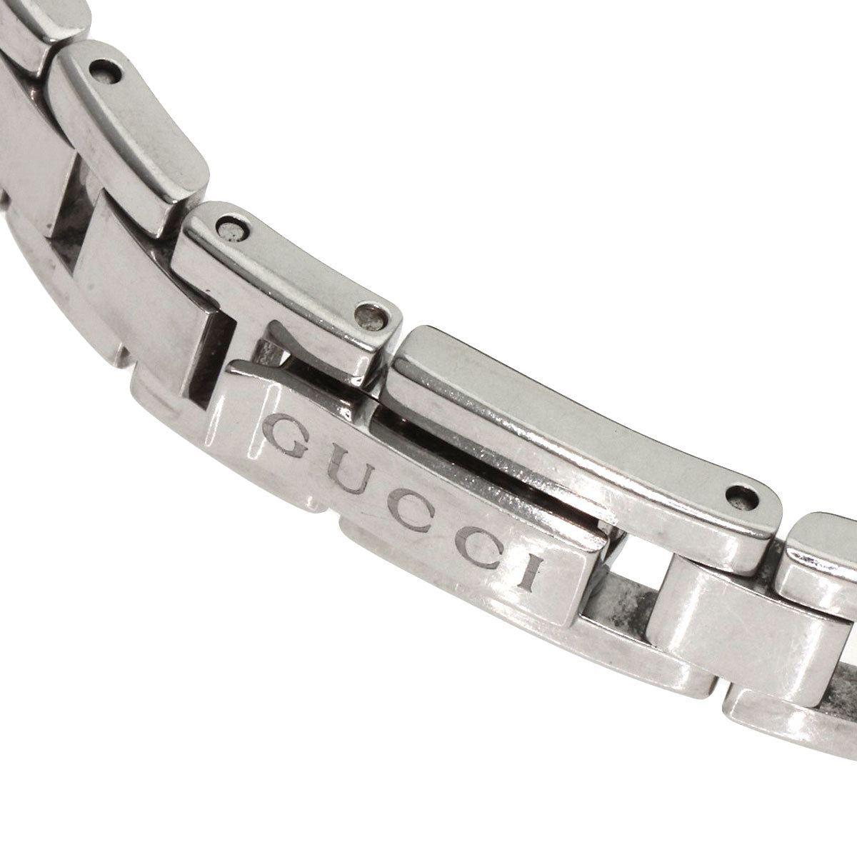 GUCCI Square Face 3P Diamond Watches 110 Stainless Steel/Stainless Steel Ladies