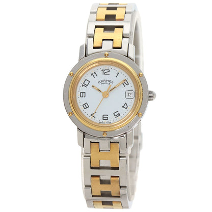 HERMES Clipper Watches CL4.220 Stainless Steel/SSxGP Ladies