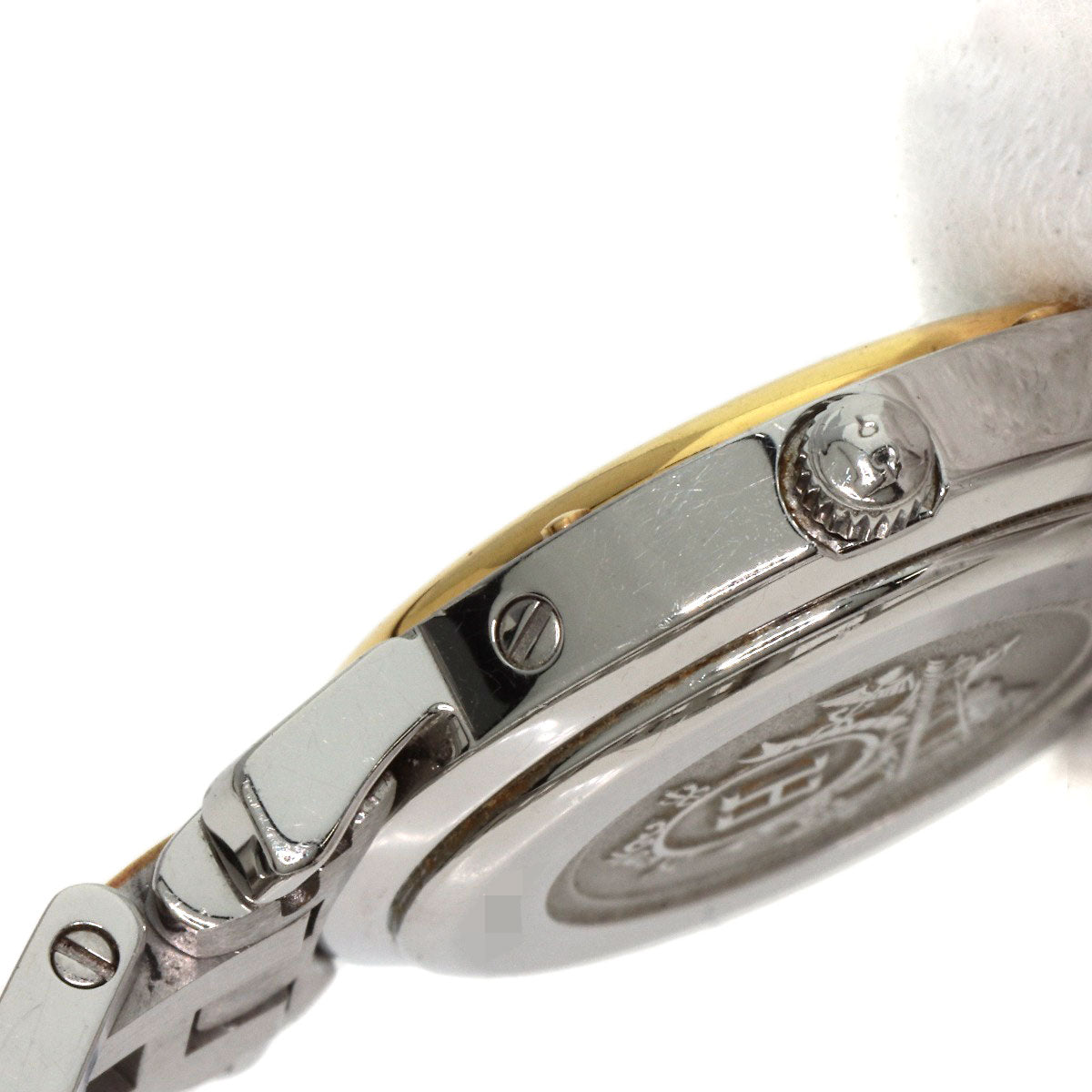 HERMES Clipper Watches CL4.220 Stainless Steel/SSxGP Ladies