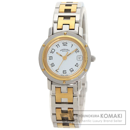 HERMES Clipper Watches CL4.220 Stainless Steel/SSxGP Ladies