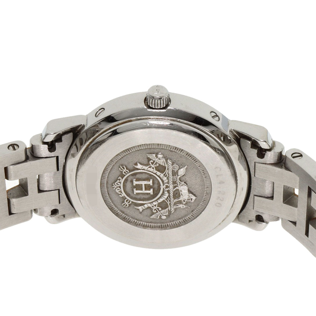 HERMES Clipper Watches CL4.220 Stainless Steel/SSxGP Ladies