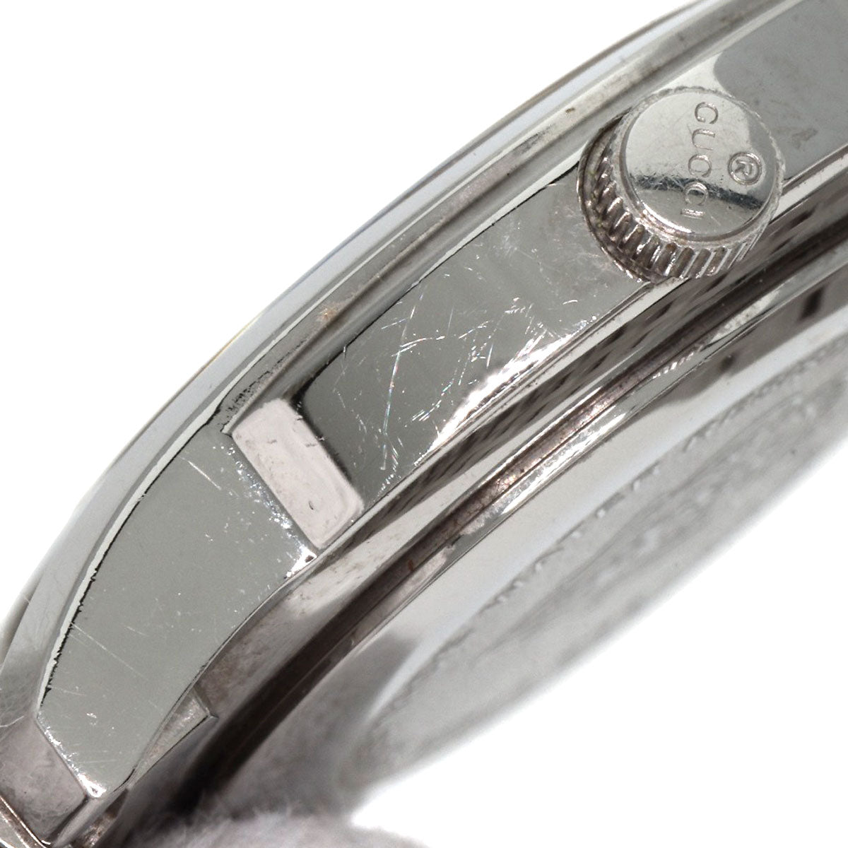 GUCCI 11P Diamond Watches 5500L Stainless Steel/Stainless Steel Ladies