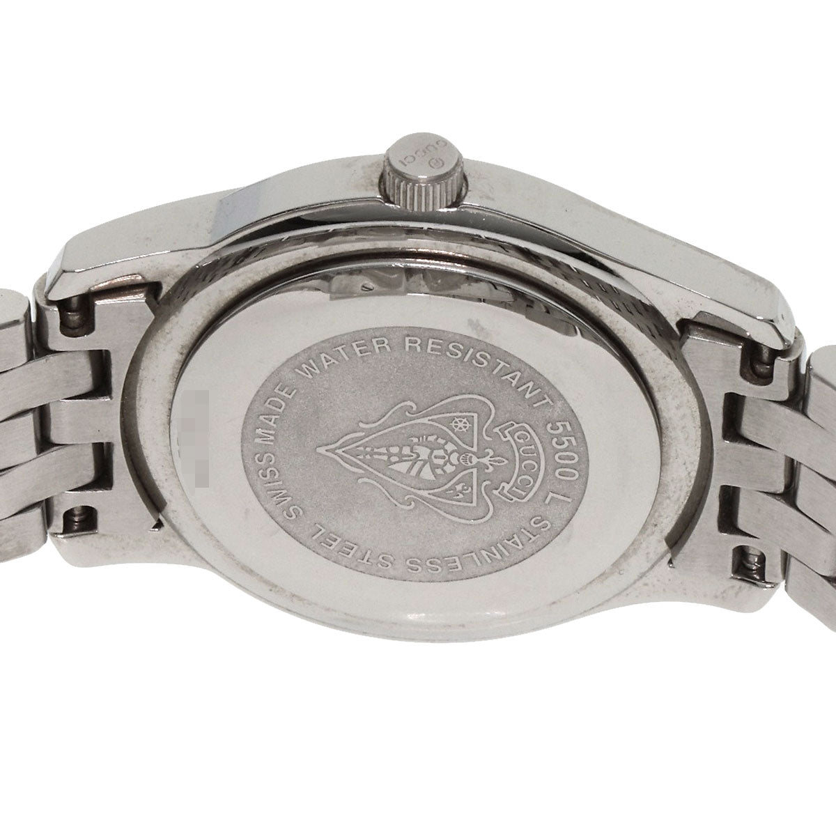 GUCCI 11P Diamond Watches 5500L Stainless Steel/Stainless Steel Ladies