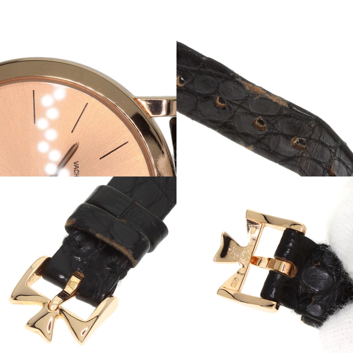 VACHERON CONSTANTIN Patrimony Watches 27093/1 K18 Pink Gold/Leather Ladies