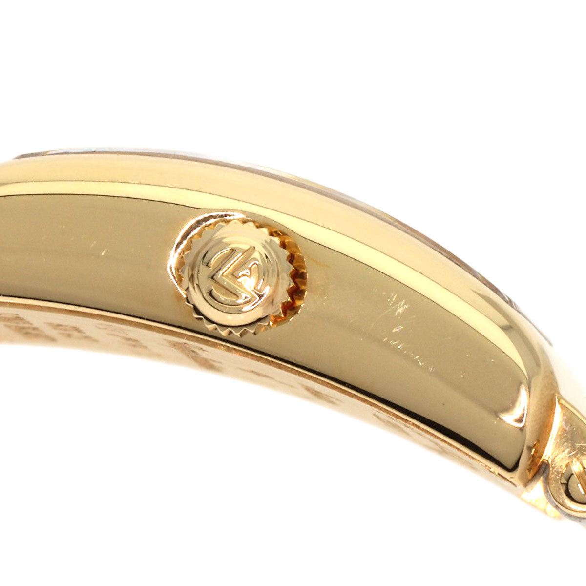 FRANCK MULLER Long Island Watches 802QZ K18 Yellow Gold/Leather Ladies