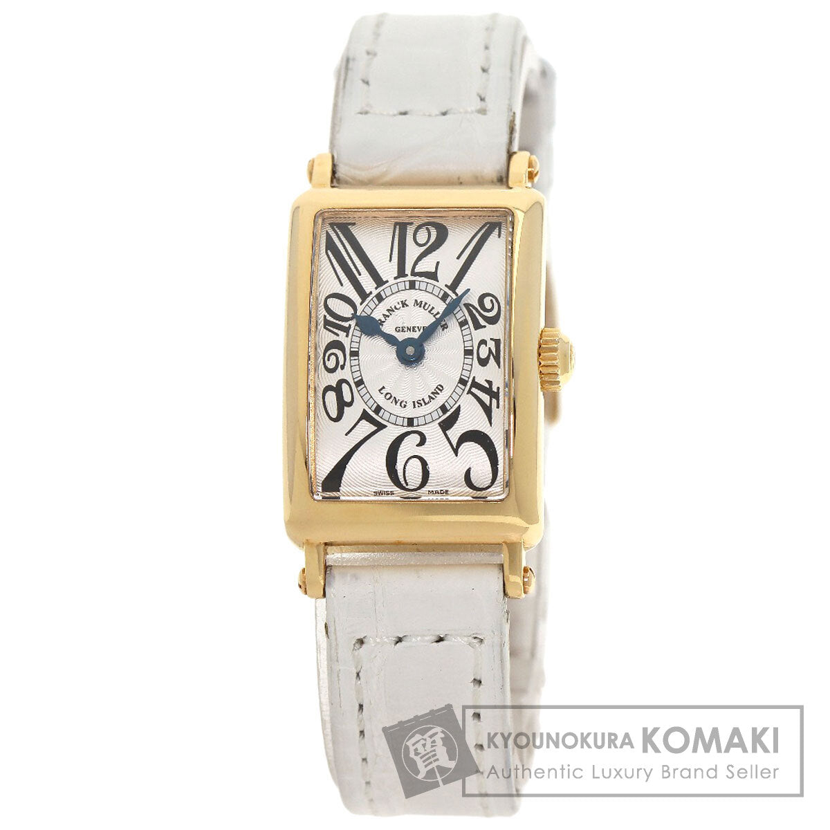 FRANCK MULLER Long Island Watches 802QZ K18 Yellow Gold/Leather Ladies