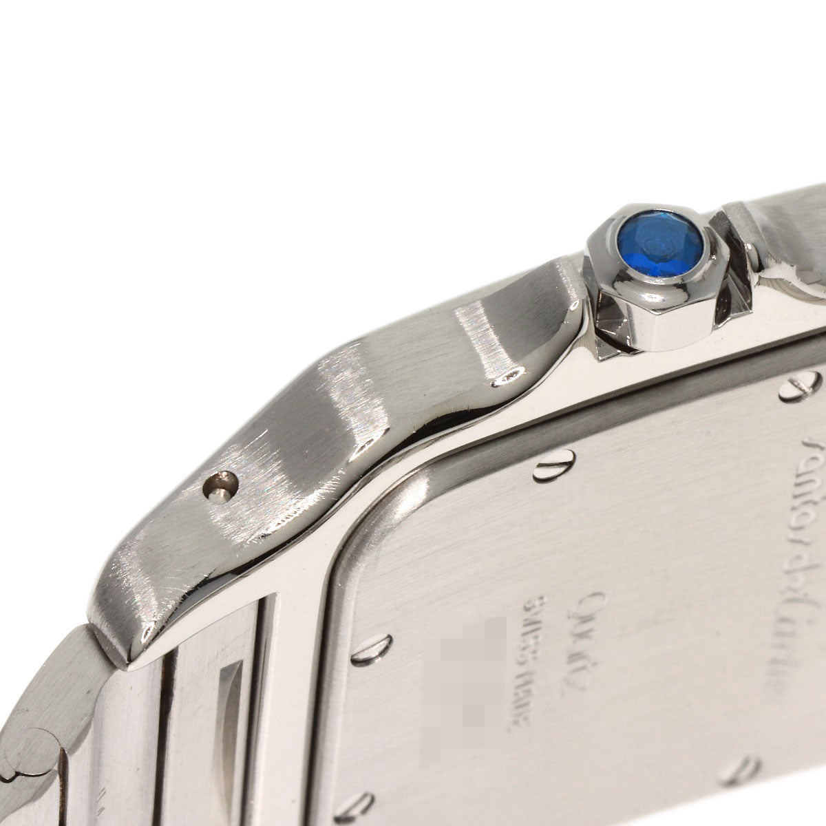 CARTIER Santos Galve LM old belt Watches W20018D6 Stainless Steel/Stainless Steel mens