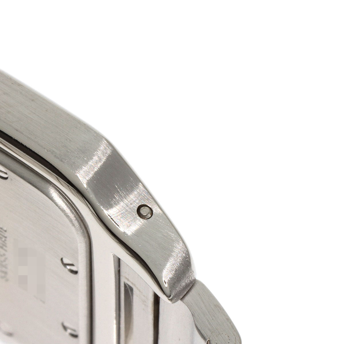 CARTIER Santos Galve LM old belt Watches W20018D6 Stainless Steel/Stainless Steel mens