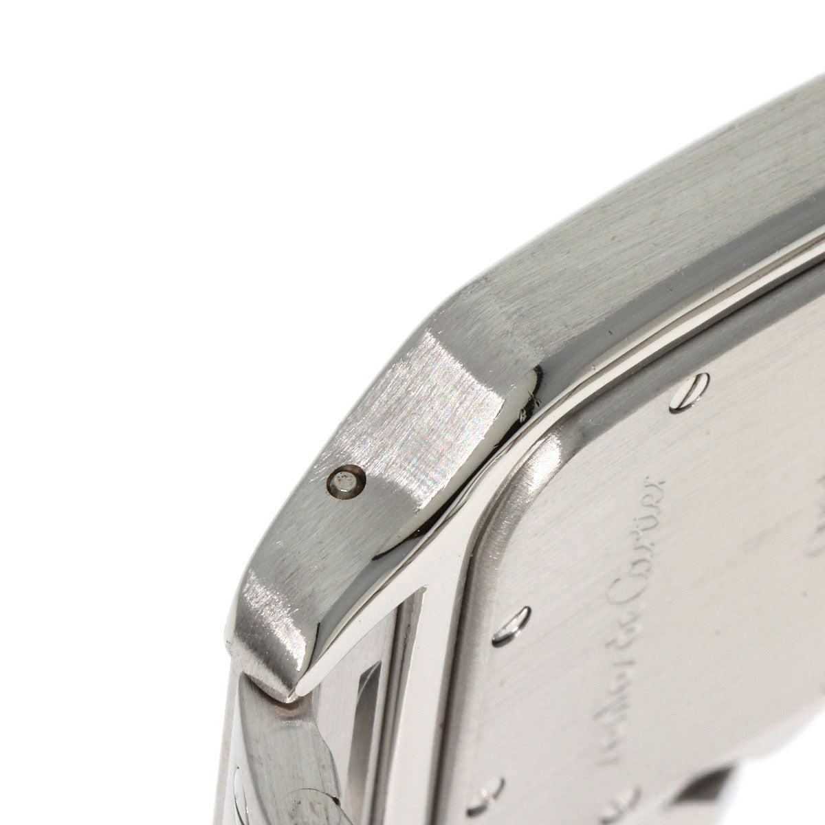 CARTIER Santos Galve LM old belt Watches W20018D6 Stainless Steel/Stainless Steel mens