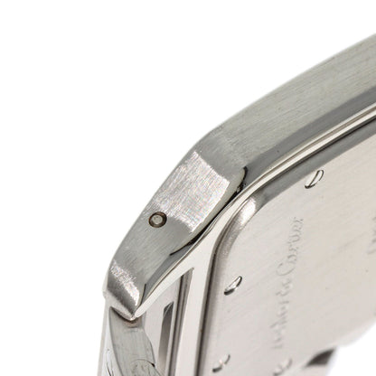 CARTIER Santos Galve LM old belt Watches W20018D6 Stainless Steel/Stainless Steel mens