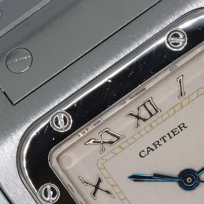 CARTIER Santos Galve LM old belt Watches W20018D6 Stainless Steel/Stainless Steel mens