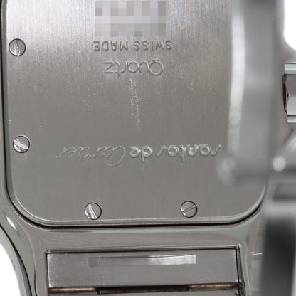 CARTIER Santos Galve LM old belt Watches W20018D6 Stainless Steel/Stainless Steel mens