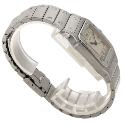 CARTIER Santos Galve LM old belt Watches W20018D6 Stainless Steel/Stainless Steel mens