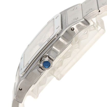 CARTIER Santos Galve LM old belt Watches W20018D6 Stainless Steel/Stainless Steel mens