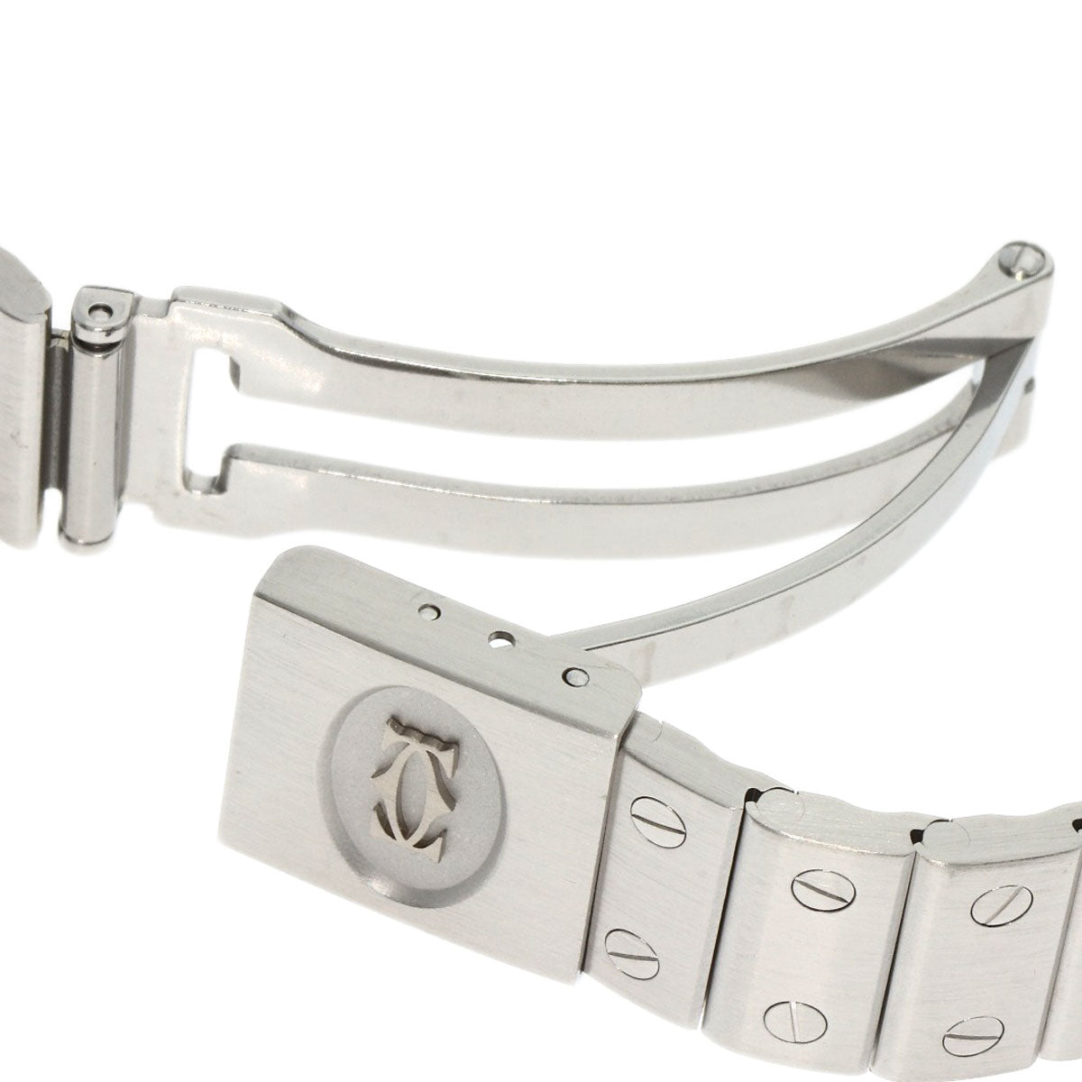 CARTIER Santos Galve LM old belt Watches W20018D6 Stainless Steel/Stainless Steel mens