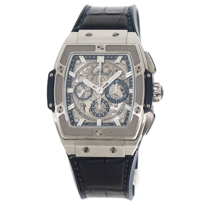 HUBLOT Spirit of Big Bang Watches 641.NX.7170.LR Stainless Steel/Leather x rubber mens