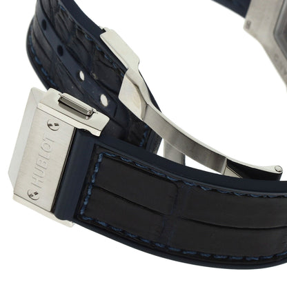 HUBLOT Spirit of Big Bang Watches 641.NX.7170.LR Stainless Steel/Leather x rubber mens