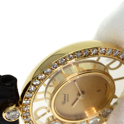 Chopard Happy diamond Watches 20/3926/12 K18 Yellow Gold/Leather Ladies