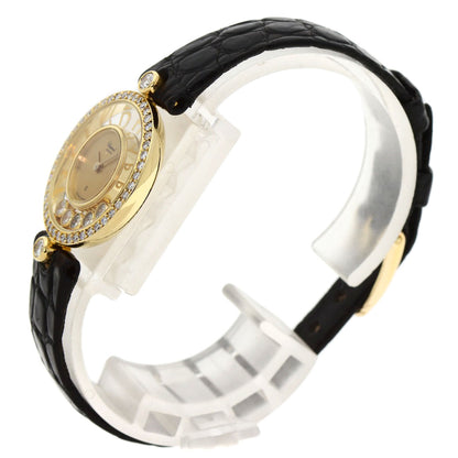 Chopard Happy diamond Watches 20/3926/12 K18 Yellow Gold/Leather Ladies