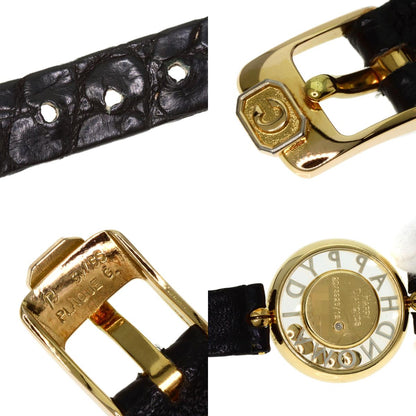 Chopard Happy diamond Watches 20/3926/12 K18 Yellow Gold/Leather Ladies