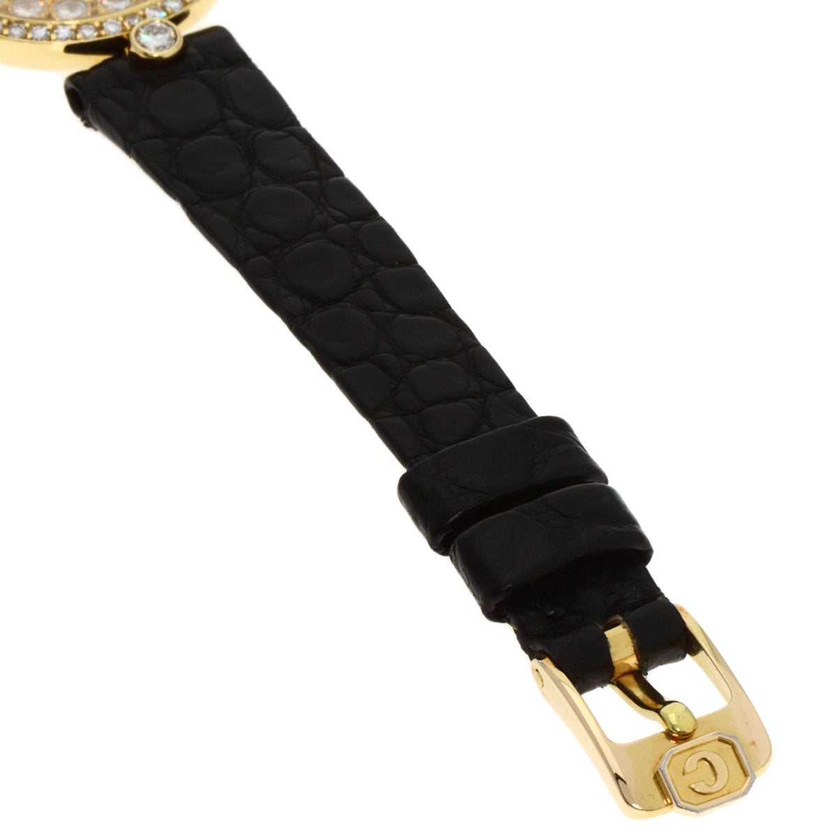 Chopard Happy diamond Watches 20/3926/12 K18 Yellow Gold/Leather Ladies