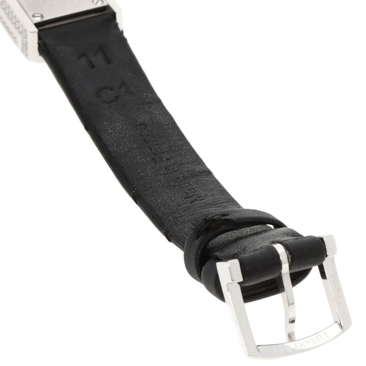 TIFFANY&Co. Cocktail Watch Full Diamond Watches  K18 White Gold/Leather Ladies